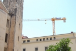 Gru JIB TOP 42 cantiere centro storico  (Sa)